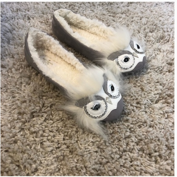kate spade samantha owl slippers size 6 nwt - Picture 7 of 7